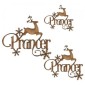 Prancer - Decorative MDF Wood Words