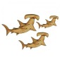 Hammerhead Shark MDF Wood Shape - Style 1