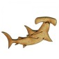 Hammerhead Shark MDF Wood Shape - Style 1