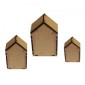 Block Style MDF House Kit - Short