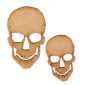 Skull MDF Wood Shape