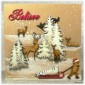 Child pulling Christmas Tree on Sled - MDF Wood Shape