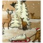 Child pulling Christmas Tree on Sled - MDF Wood Shape