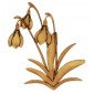 Snowdrop - MDF Floral Wood Shape