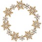 Snowflake Wreath - MDF Wood Shape