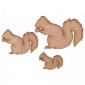 Squirrel Silhouette - MDF Wood Shape Style 2