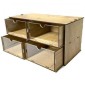 Stackable Storage Kit - Double - 4 Drawers
