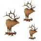 Stag Deer MDF Wood Shape Style 4