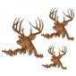 Stag Deer MDF Wood Shape Style 9