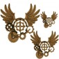 Steampunk Mechanical Cogs Motif Style 22