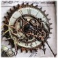 Steampunk Mechanical Clockworks Motif Style 24