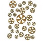 Sheet of Mini MDF Wood Cogs - Style 7