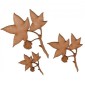 Sweetgum Leaf & Twig - MDF Wood Shape