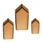 Block Style MDF House Kit - Tall