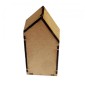 Block Style MDF House Kit - Tall with Wonky Roof
