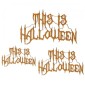 This Is Halloween - MDF Wood Words