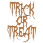Trick or Treat - Halloween MDF Wood Words