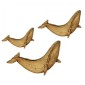 Blue Whale MDF Wood Shape