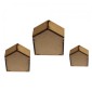Block Style MDF House Kit - Wide