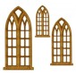 Gothic Stone Window - MDF Wood Shape