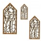 Stained Glass Tag Window - MDF Wood Shape