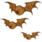 Flying Eyeball with Bat Wings Style 3  - MDF Wood Shape