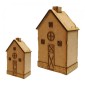 Winter Barn Style Townhouse - MDF House Kit