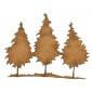 Winter Tree Scene MDF Wood Shape - Style 3