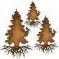 Rooted Winter Tree & Bird - MDF Wood Shape