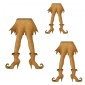 Witch's Legs MDF Wood Shape