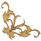 Baroque Flourish MDF Wood Corner Embellishment - Style 32