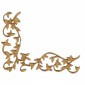 Ivy Leaf MDF Wood Corner Embellishment - Style 46