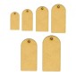 MDF and Birch Ply Tags Shape - Round Top