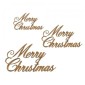 Merry Christmas - Wood Words in Ancestry Font
