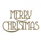 Merry Christmas - Wood Words in Coventry Garden Font