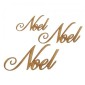Noel - Wood Word in Ancestry Font