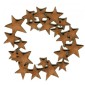 Mini Star Wreath MDF Wood Shape