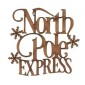 North Pole Express - Decorative MDF Wood Words