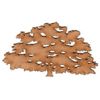 Leafy Tree Wood Shapes