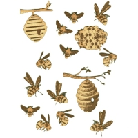 Mini Insects Wood Shapes