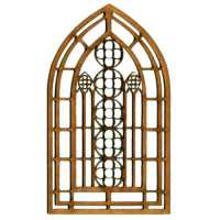 Window Wood Shapes - Stained Glass