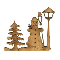 Snowmen Wood Shapes