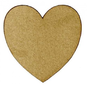 Standard Heart Shape - Mixed Media Boards & Plaques