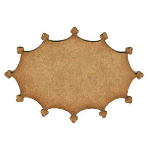 Trefoil Border Shape - Mixed Media Boards & Plaques