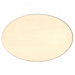 Oval Birch Ply Wood Plaque