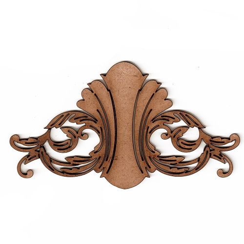 Art Deco & Nouveau Style Ornament 4 MDF Wood Shape
