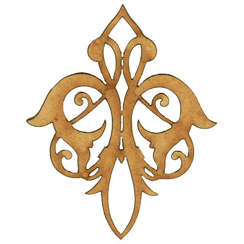 Art Deco & Nouveau Wood Shape Decorative Ornament Style 30