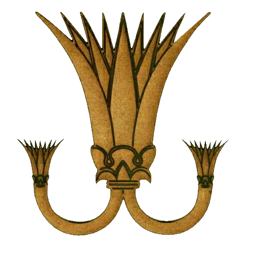 Art Deco & Nouveau Wood Shape Ornament Style 41