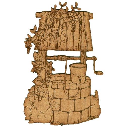 Wishing Well Scene - MDF Wood Shape