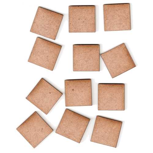 MDF Square Mini Plaques for altered art and crafts